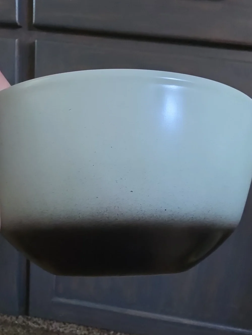 Anchor Hocking Gray-to-Black Ombre Serving Bowl